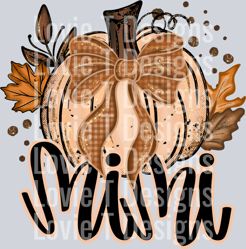 Fall Glitter pumpkin  Mimi