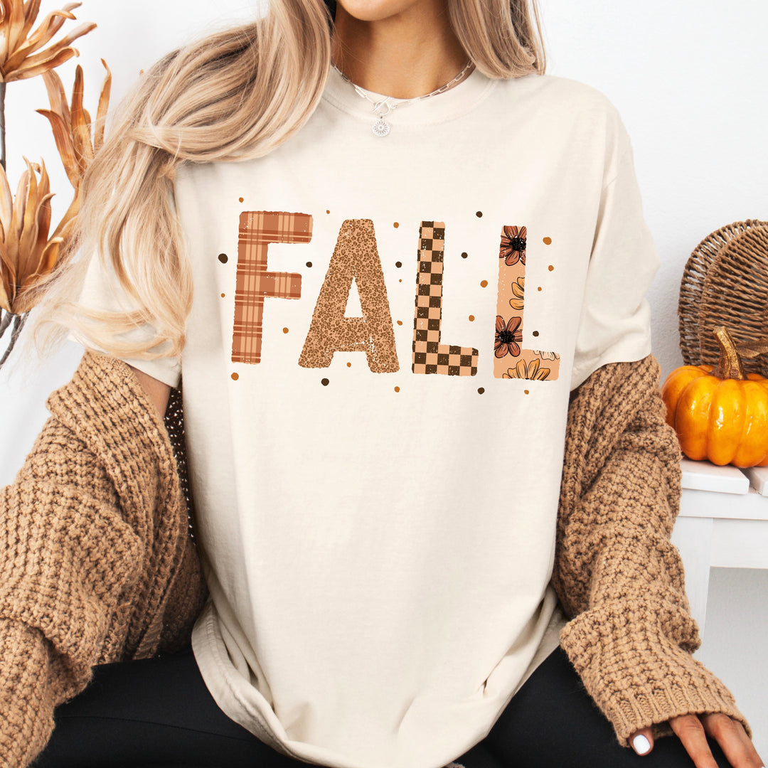 FALL PATTERN LETTERS mockup