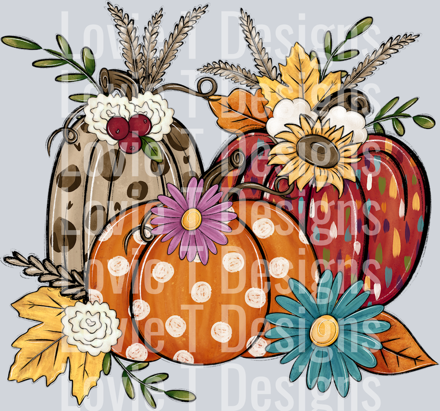 Fall Pumpkin Vignette