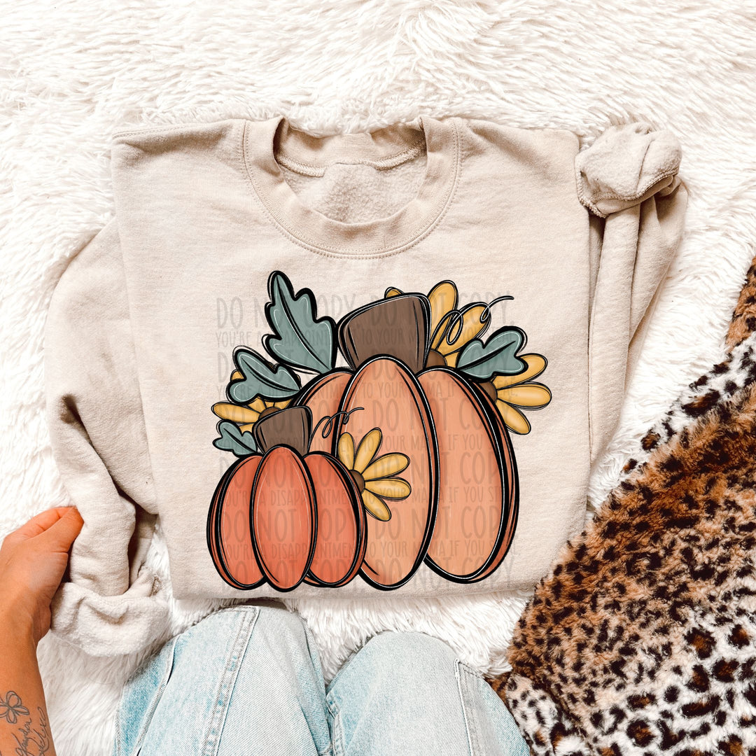 FALL PUMPKINS DOODLE