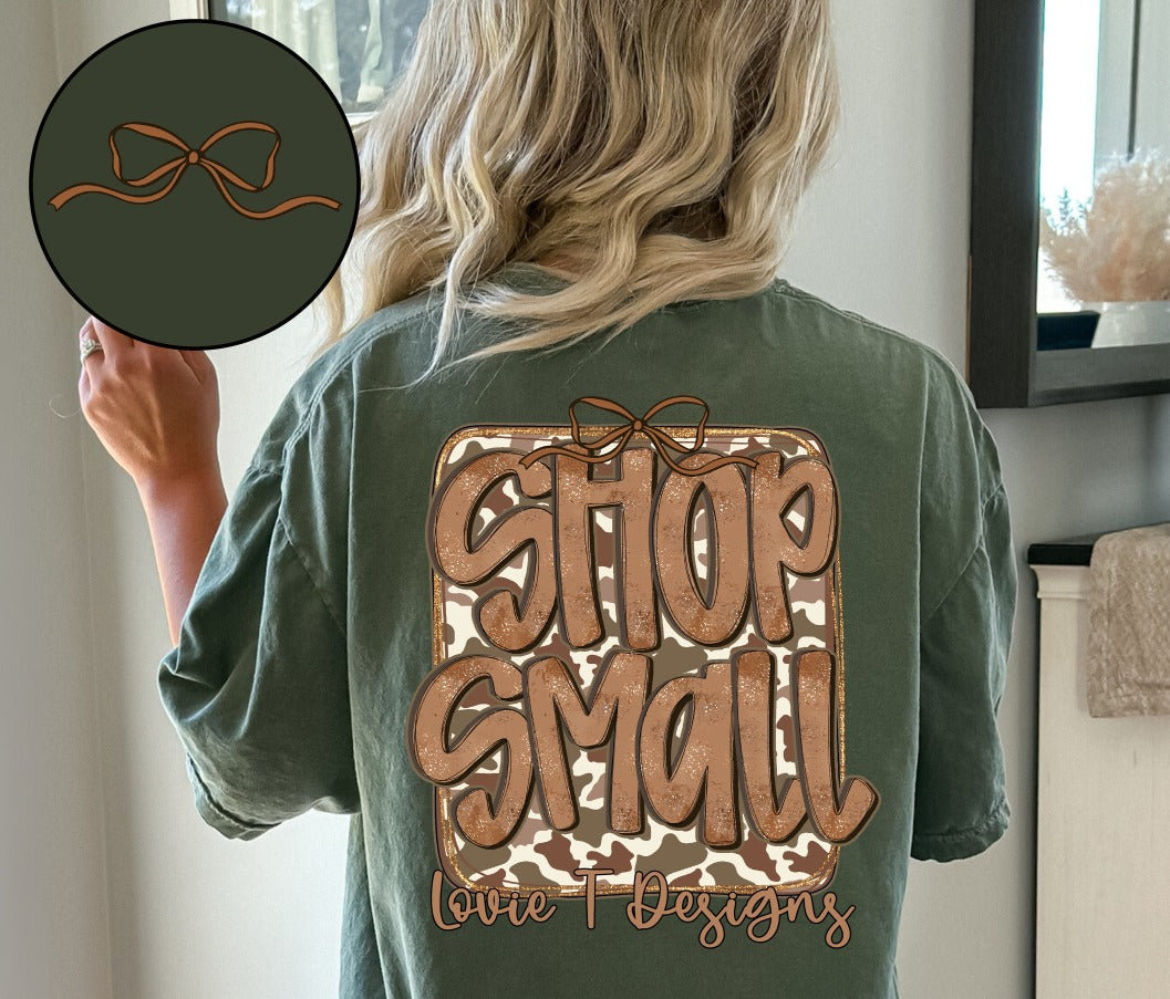 Fall Shop Small + Bow Pocket Custom
