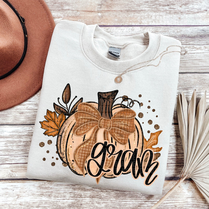 FALL GLITTER PUMPKIN GRAM