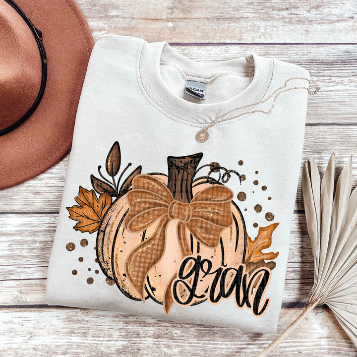 FALL GLITTER PUMPKIN GRAN
