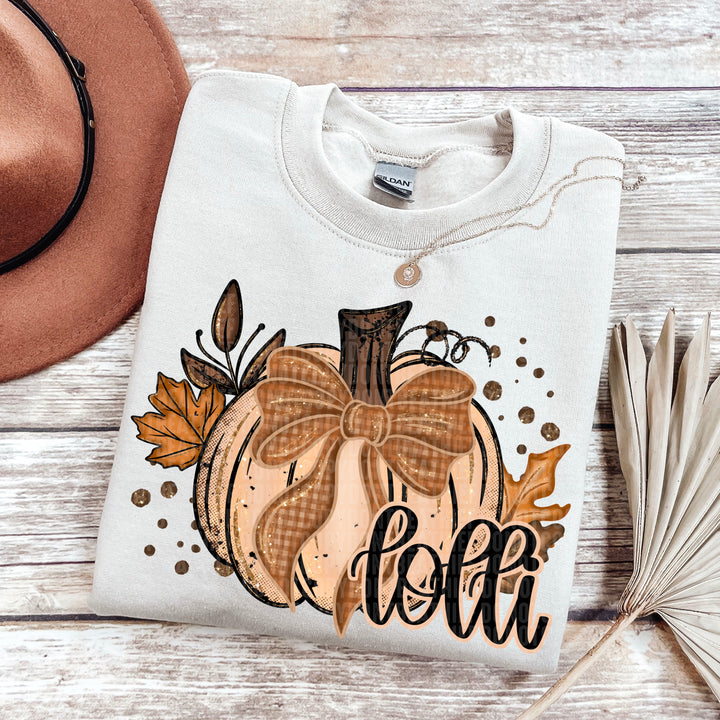 FALL GLITTER PUMPKIN  LOLLI