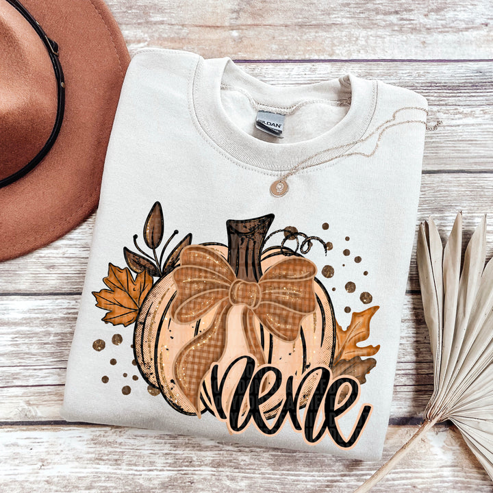 FALL GLITTER PUMPKIN  NENE