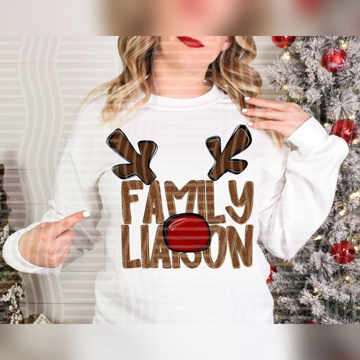 Family Liaison Deer Antler School Staff DTF transfer