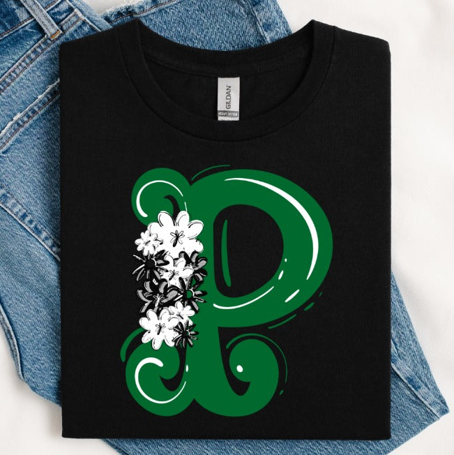 FANCY LETTER + FLORAL CLUSTER   CUSTOM COMBOS