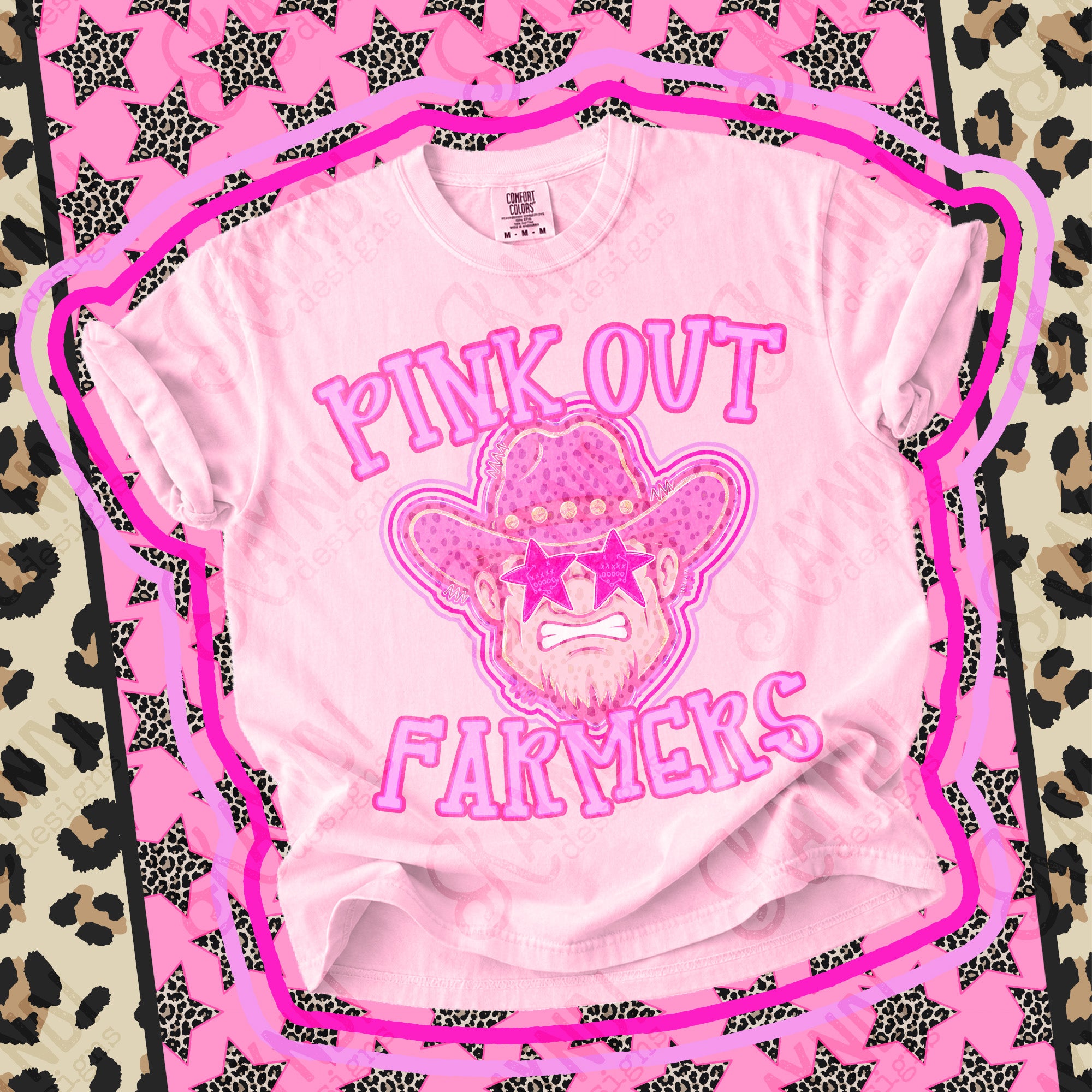 Pink Out Mascots Farmers 2 mockup
