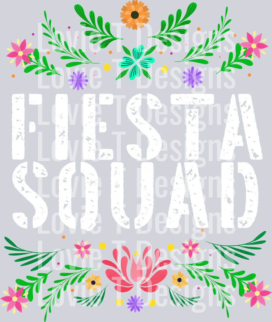 Fiesta Squad WHITE PRINT