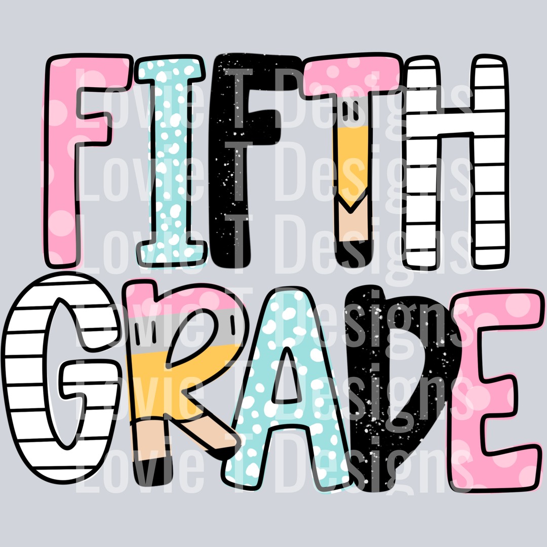 Fifth Grade – DTF Transfer – product image