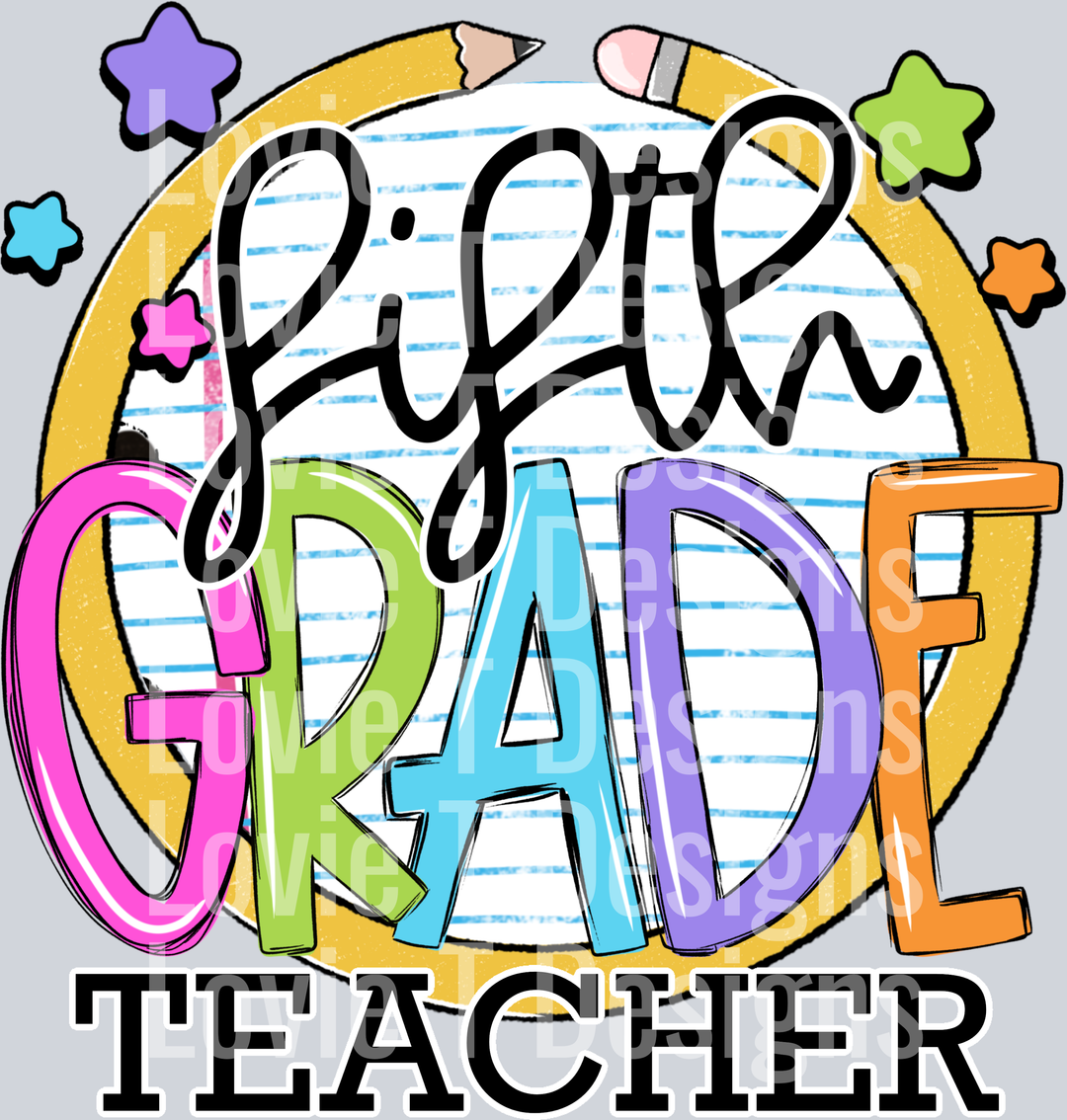 Fifth Grade Teacher  Paper and Pencil