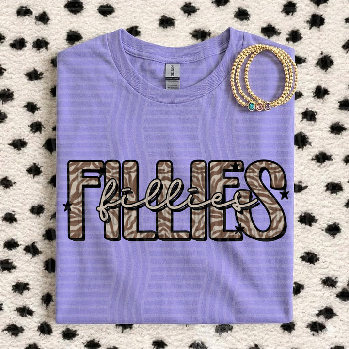 Fillies Zebra Mascots DTF transfer