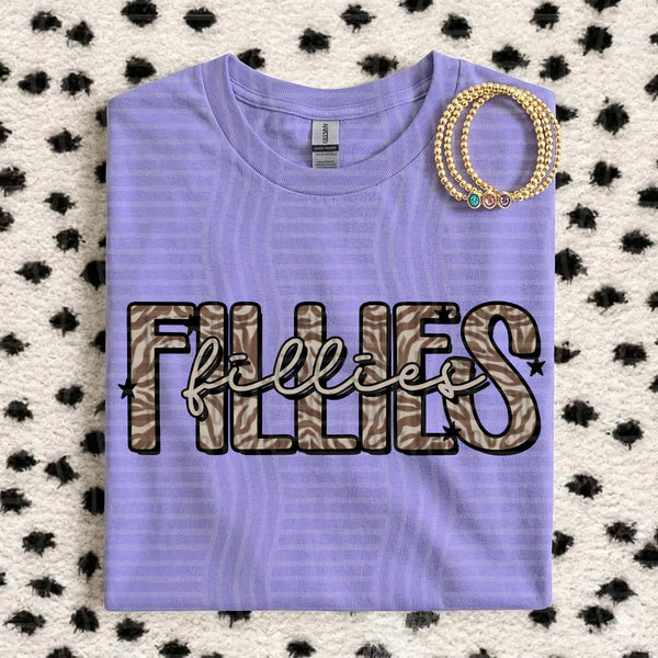 Zebra Mascots Fillies design
