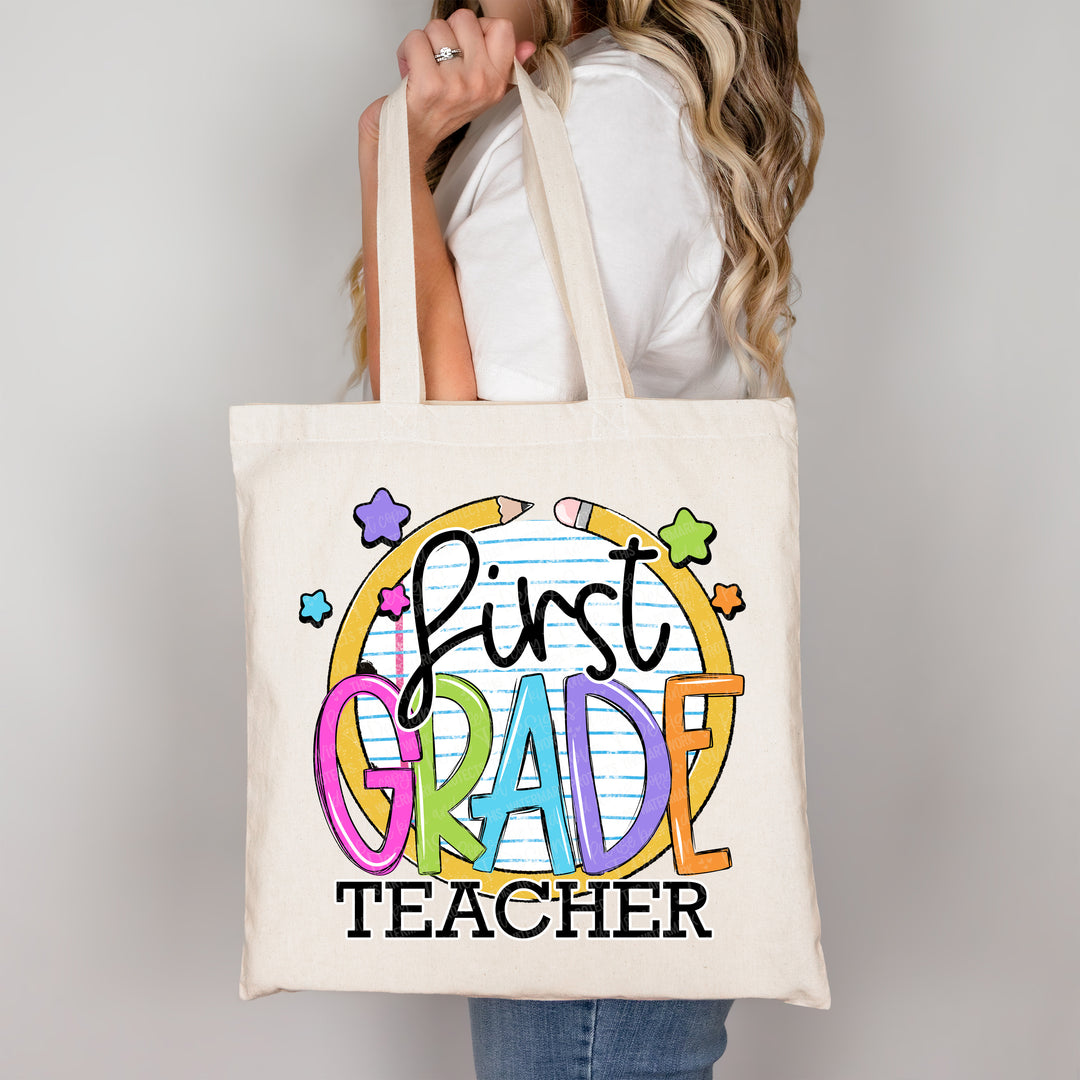 FIRST GRADE TEACHER  PAPER AND PENCIL