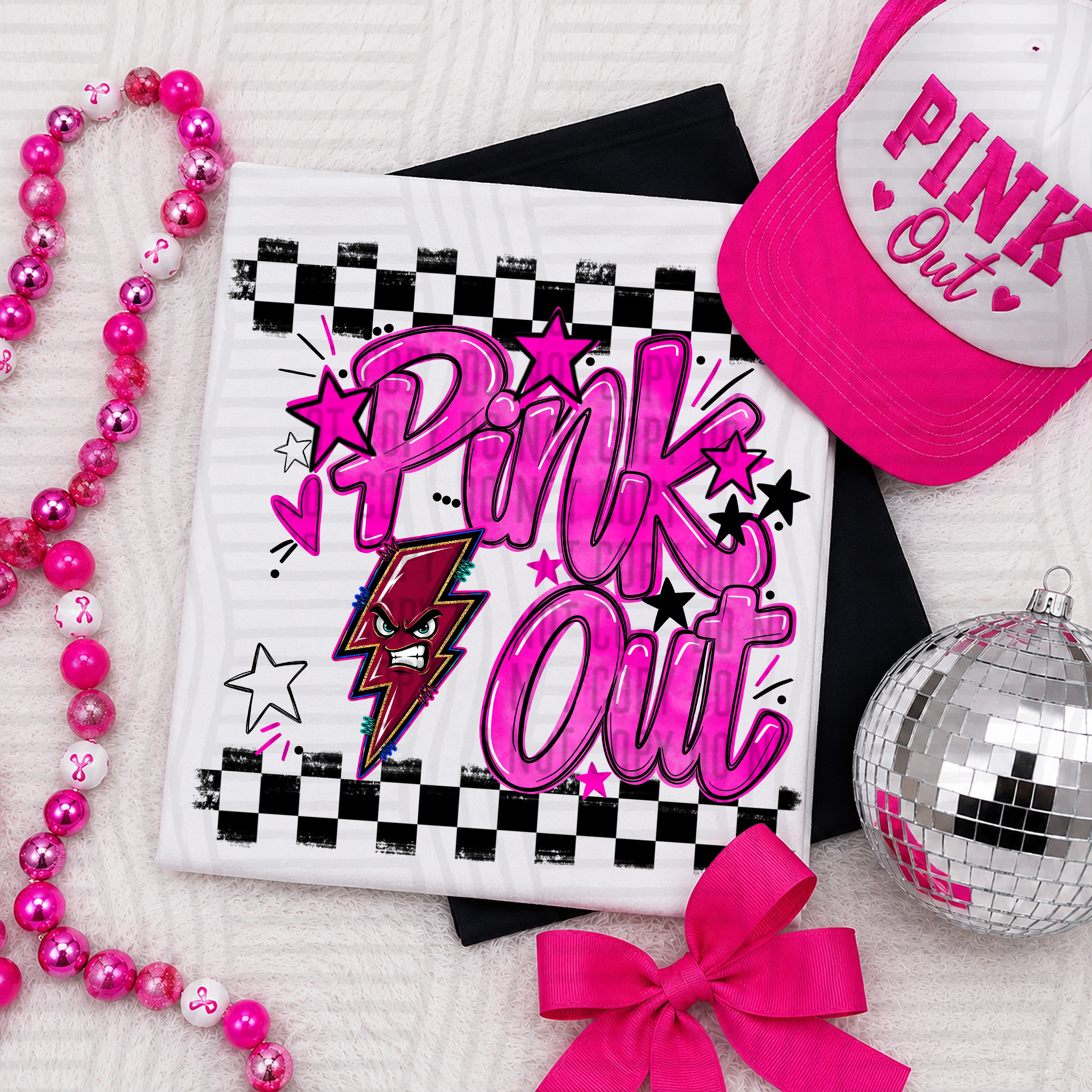 Pink Out Mascots CC Flashes design