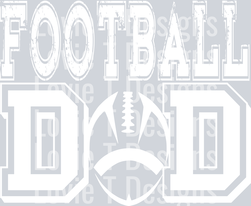 Football Dad White