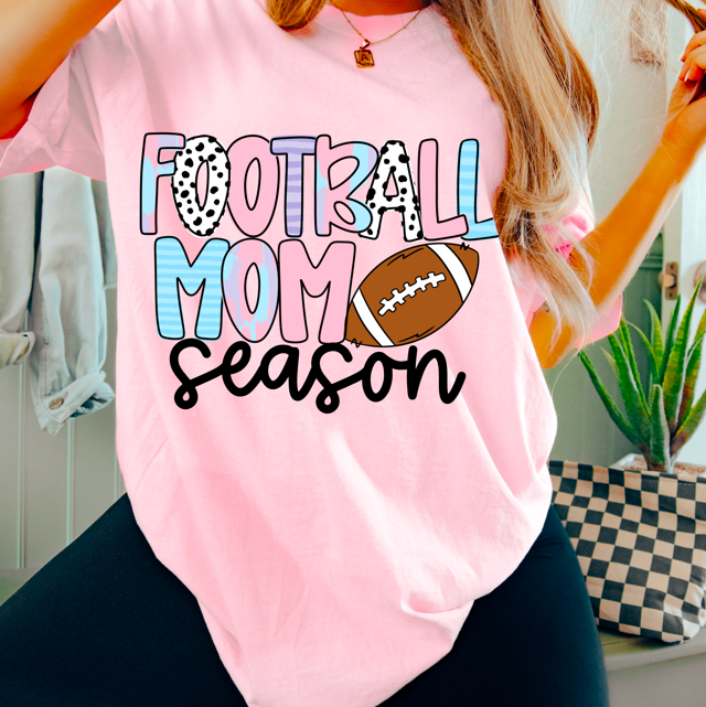 Football Mom Season DTF transfer design – image 1