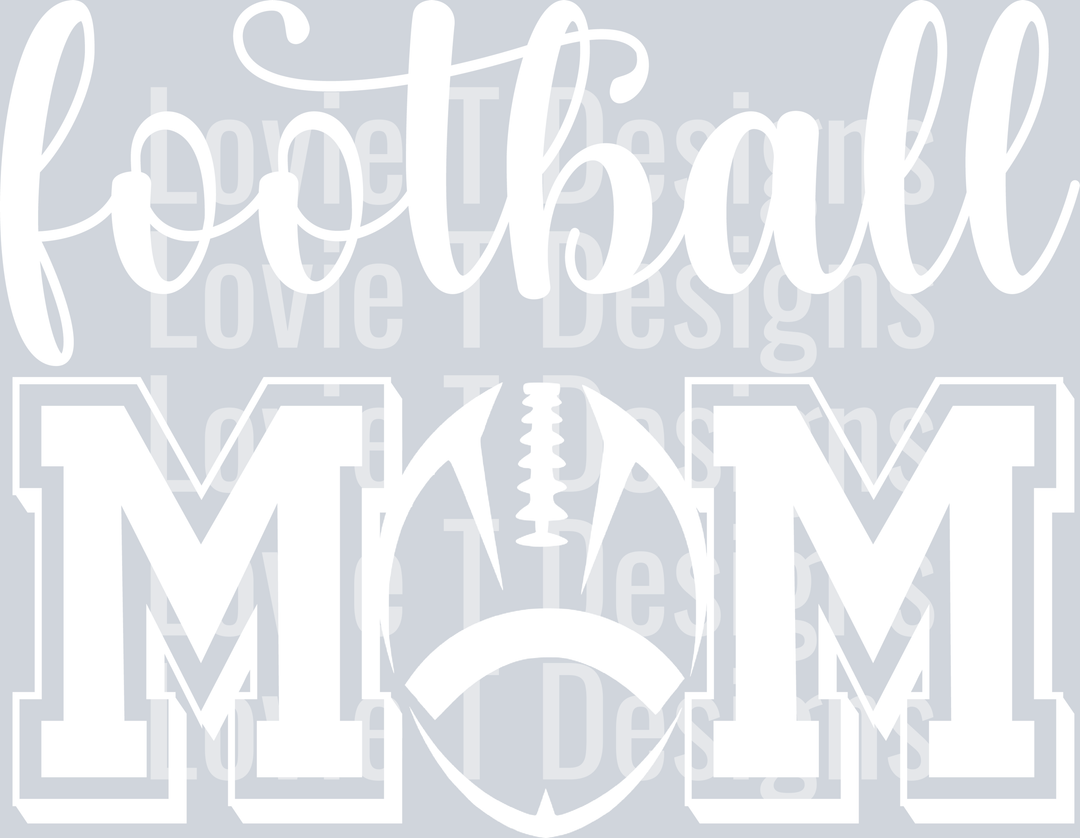 Football Mom White