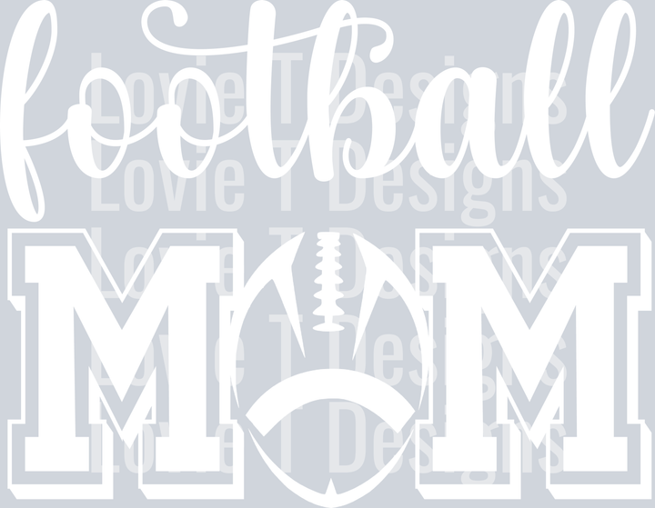 Football Mom White