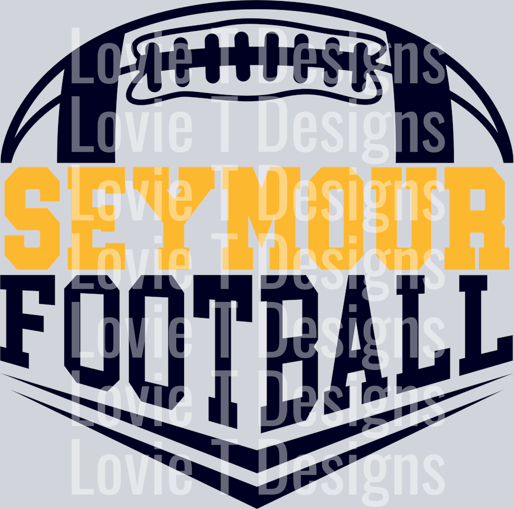 Football SEYMOUR FOOTBALL NAVY AND YELLOW GOLD