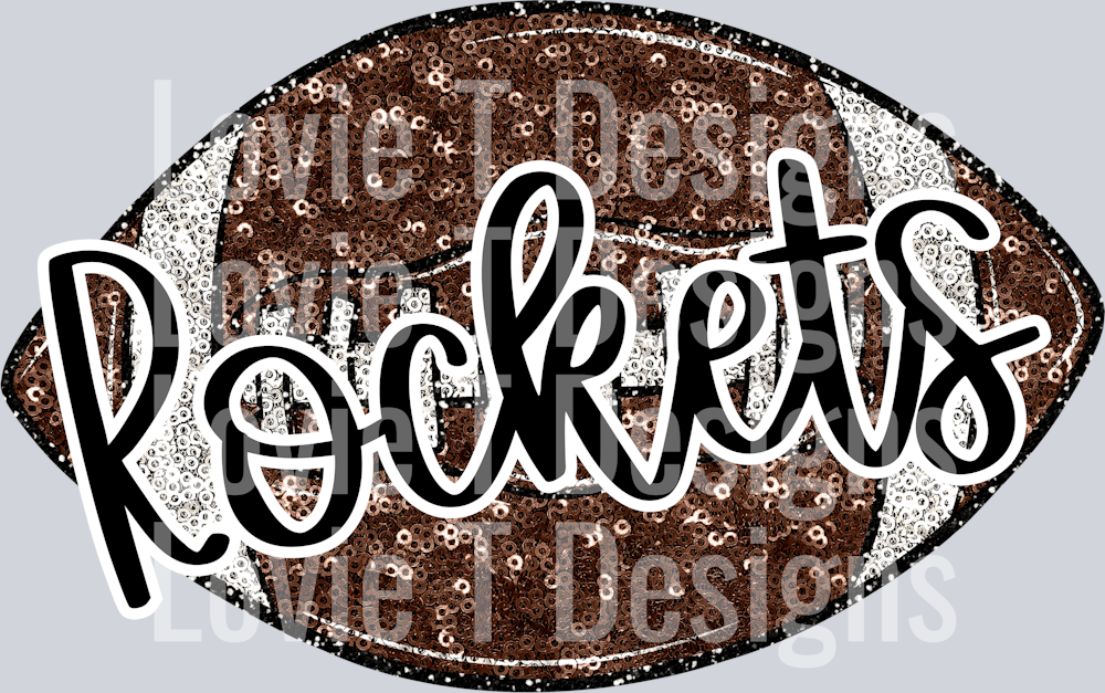 Football Sequin Rockets