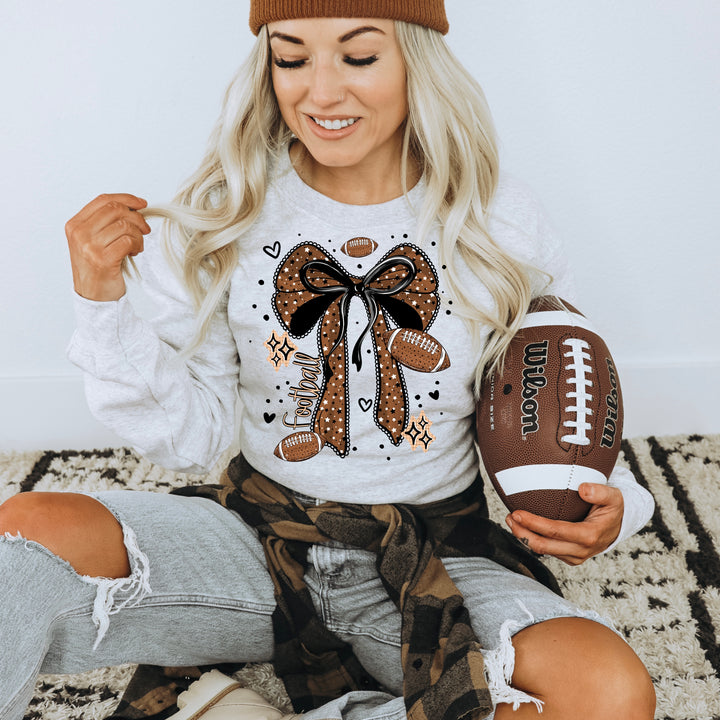FOOTBALL BOW football DTF transfer design