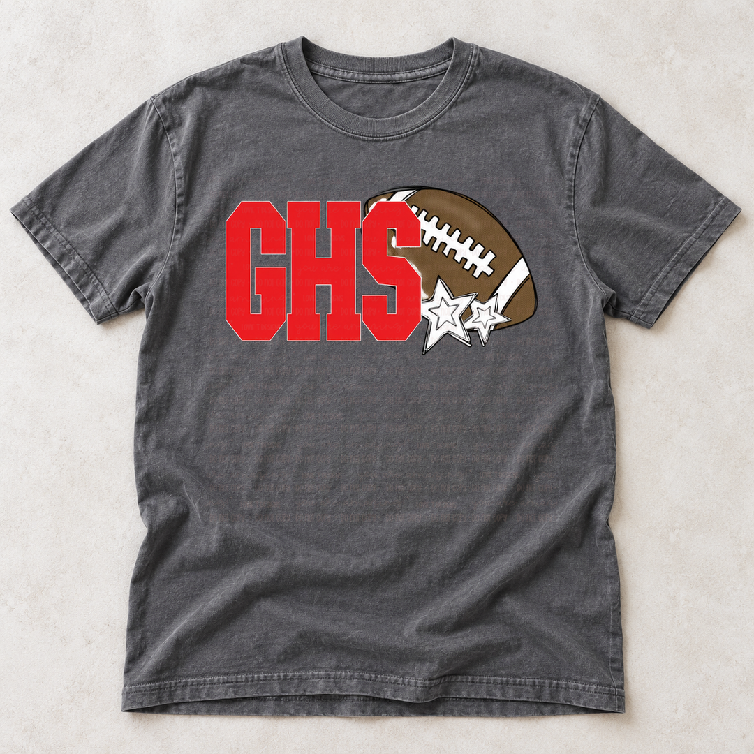Football Stripes Pocket customizable DTF transfer mockup