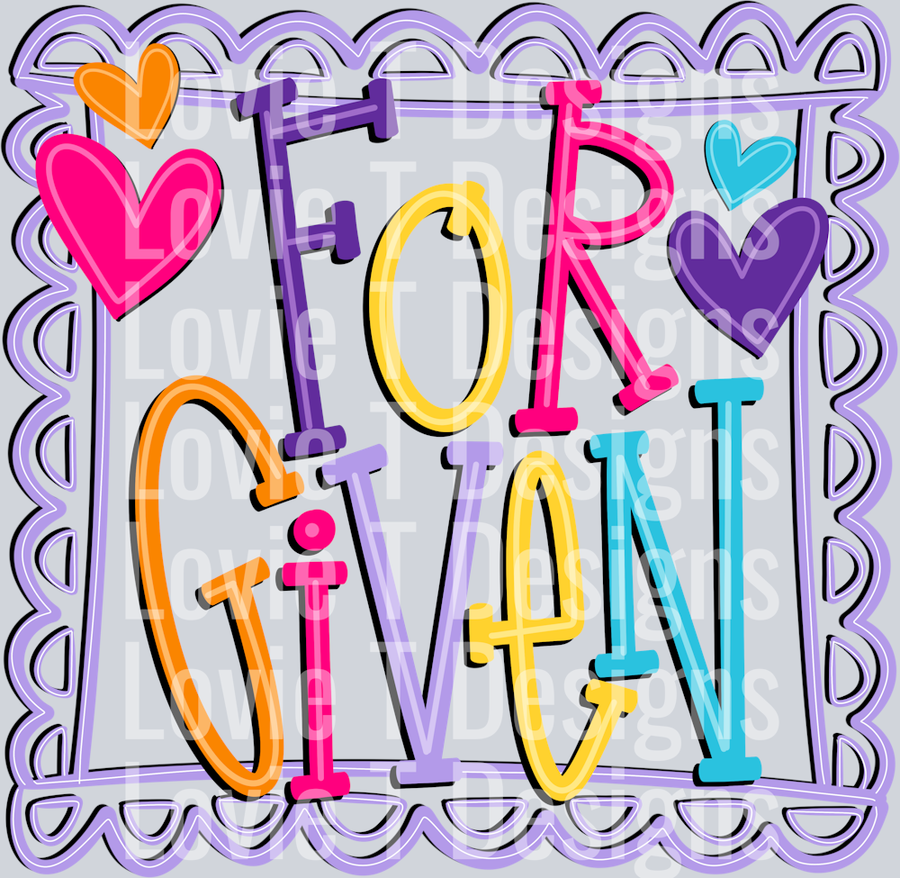 Forgiven Doodle Bright