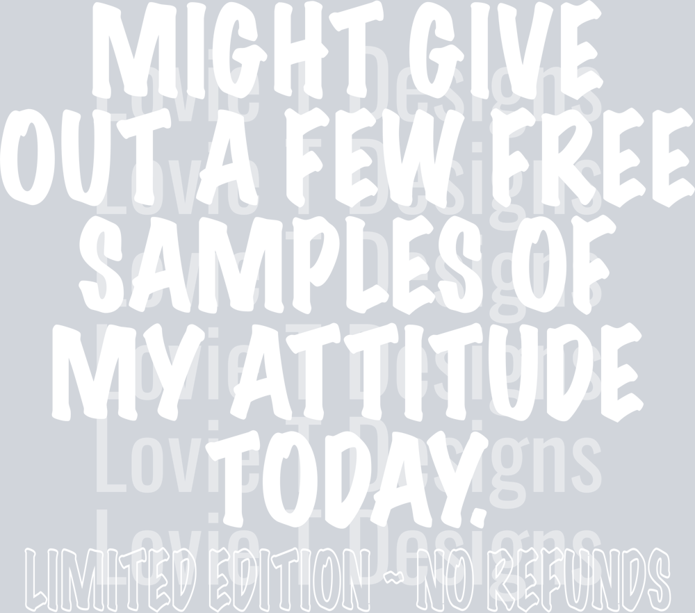 Free Samples of Attitude wht