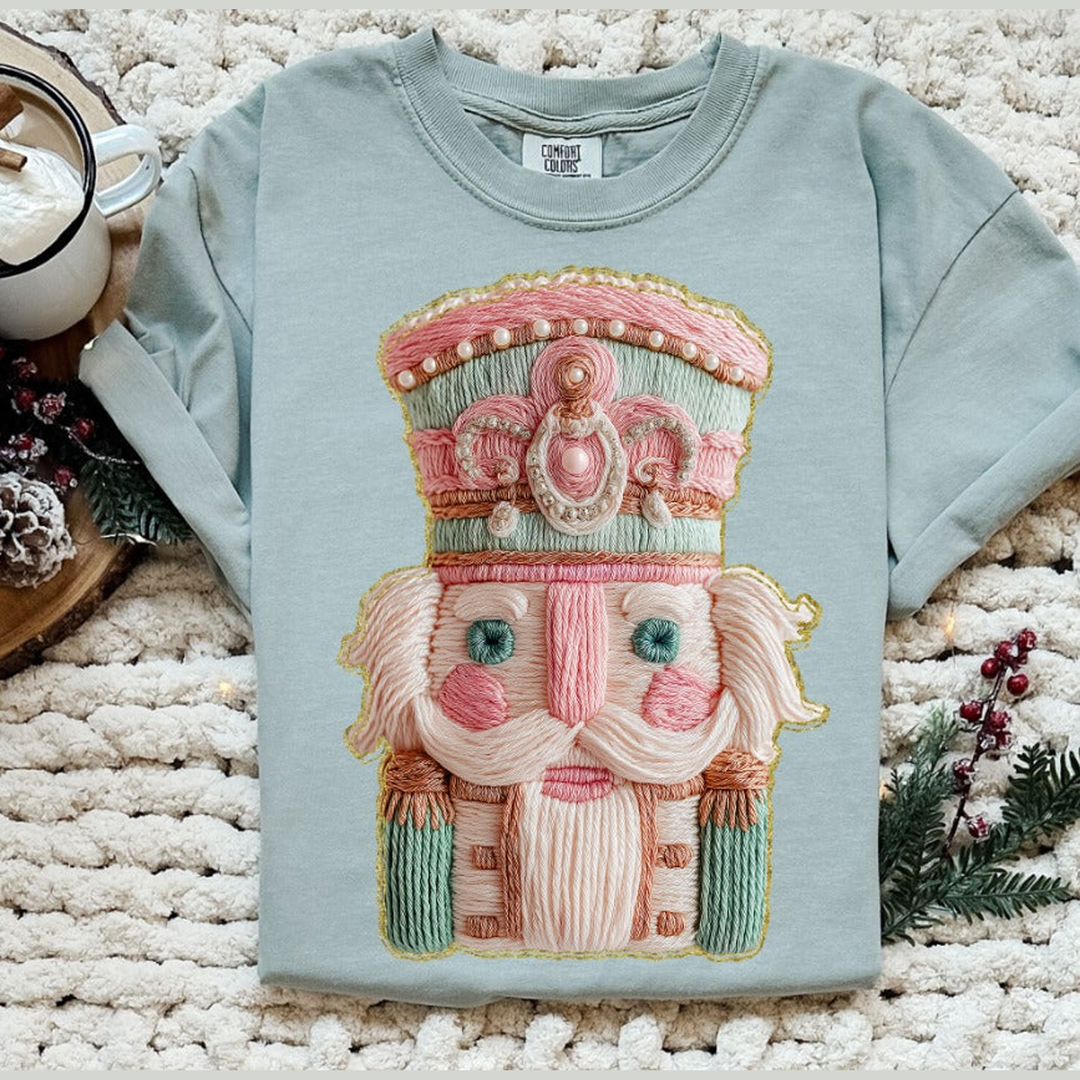 French Knot Nutcracker – DTF Transfer – product image
