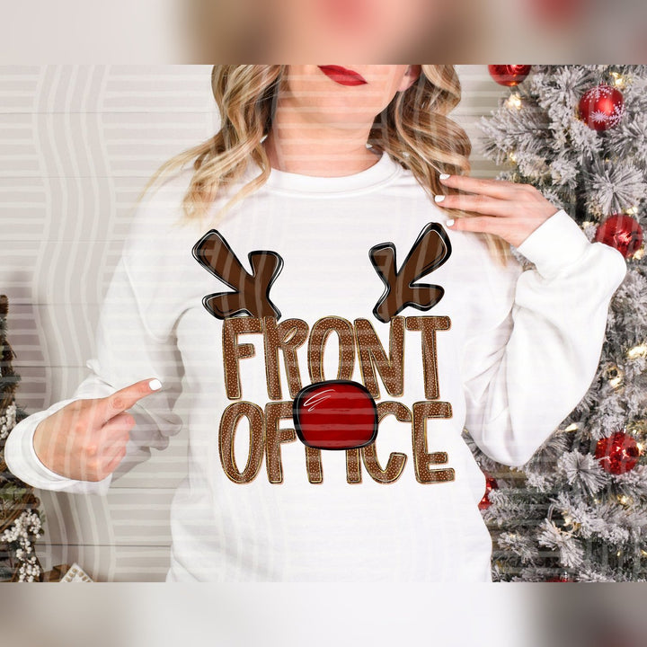Front Office Deer Antler School Staff DTF transfer