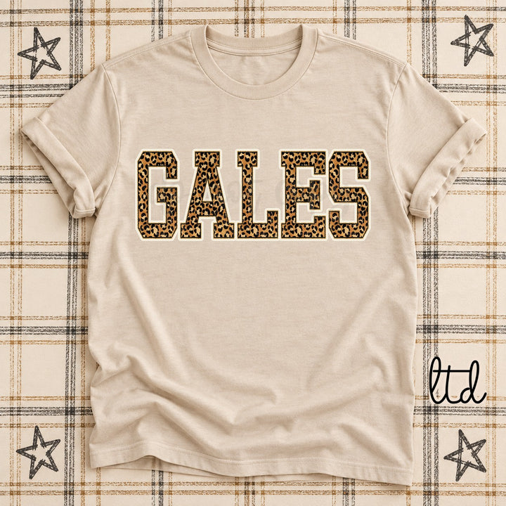Gales Dark Leopard Mascots DTF transfer mockup