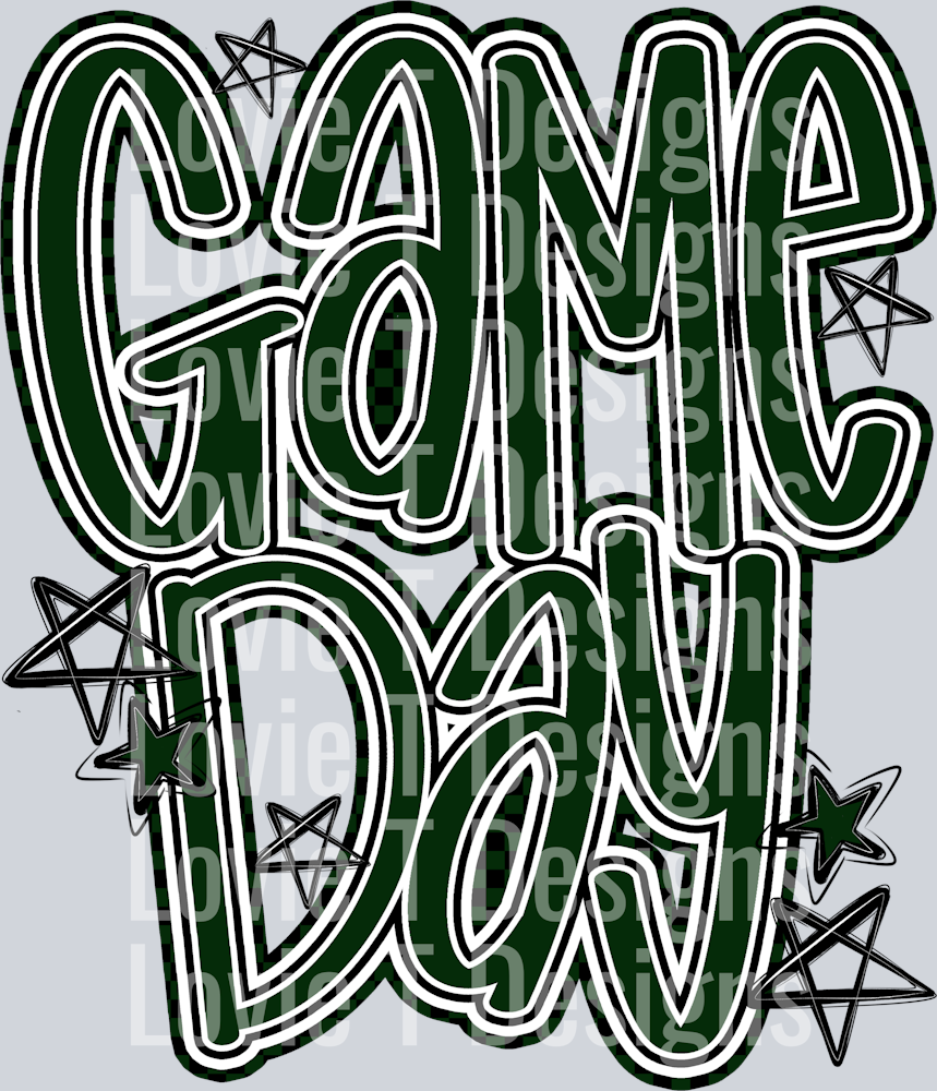 GAME DAY DARK GREEN
