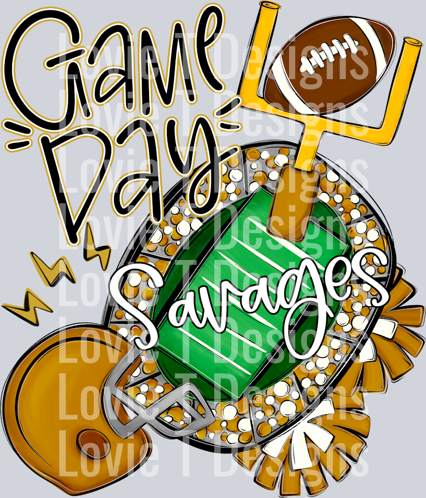 GAME DAY FOOTBALL VEGAS SAVAGES