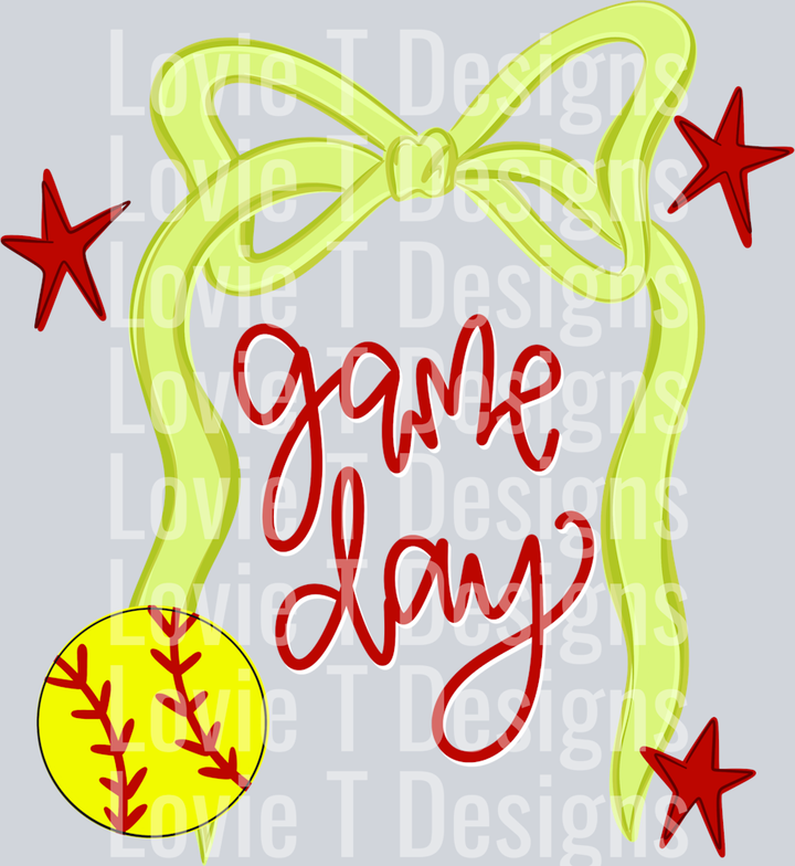 GAME DAY SOFTBALL BOW