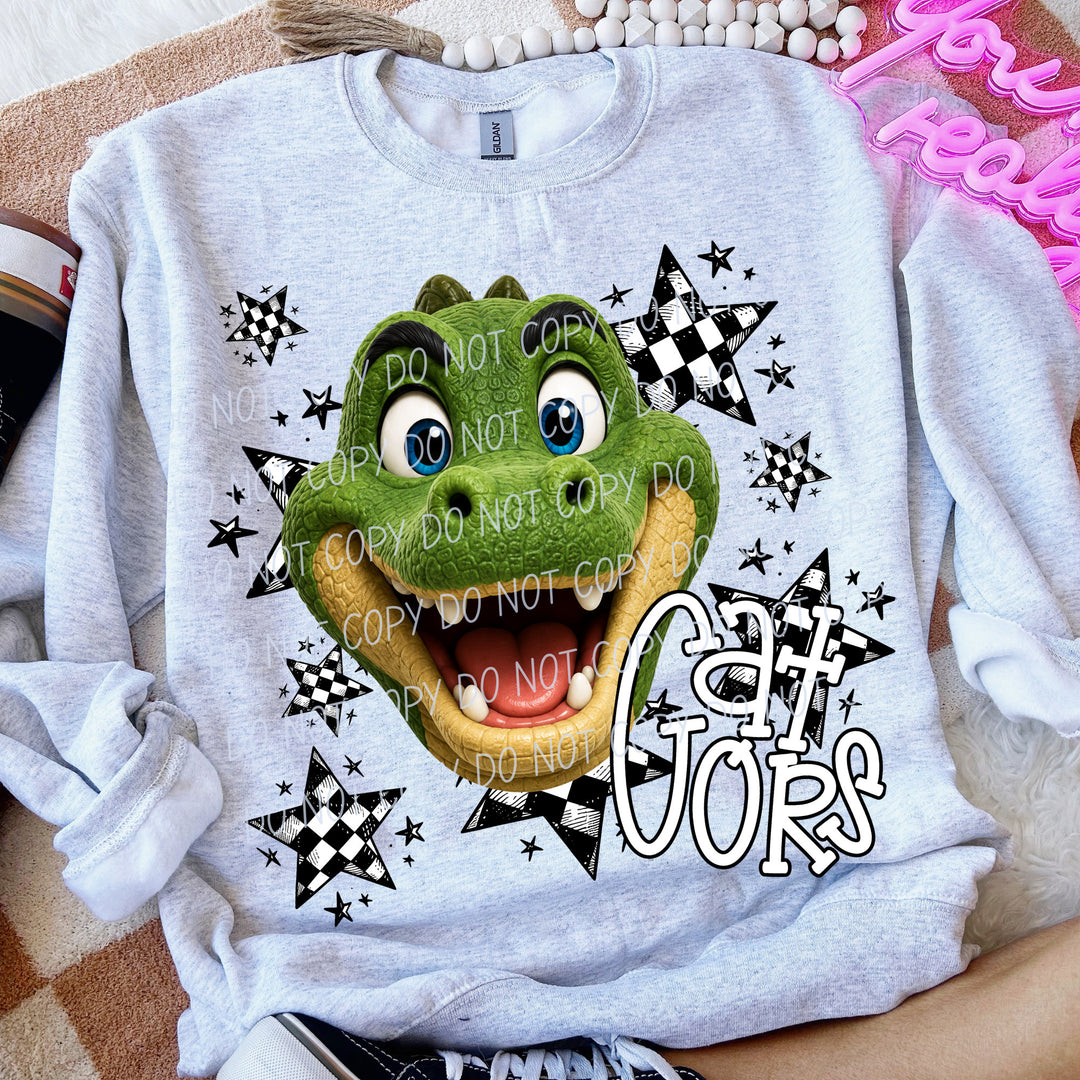 Gators Big Mascot Energy mascot DTF transfer
