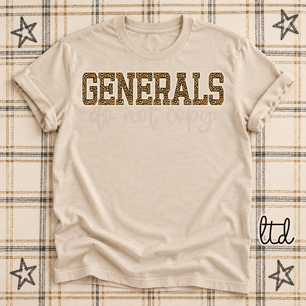 Dark Leopard Mascots Generals design