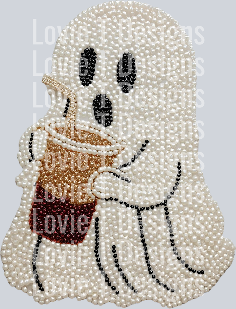 GHOST COFFEE FAUX PEARLS