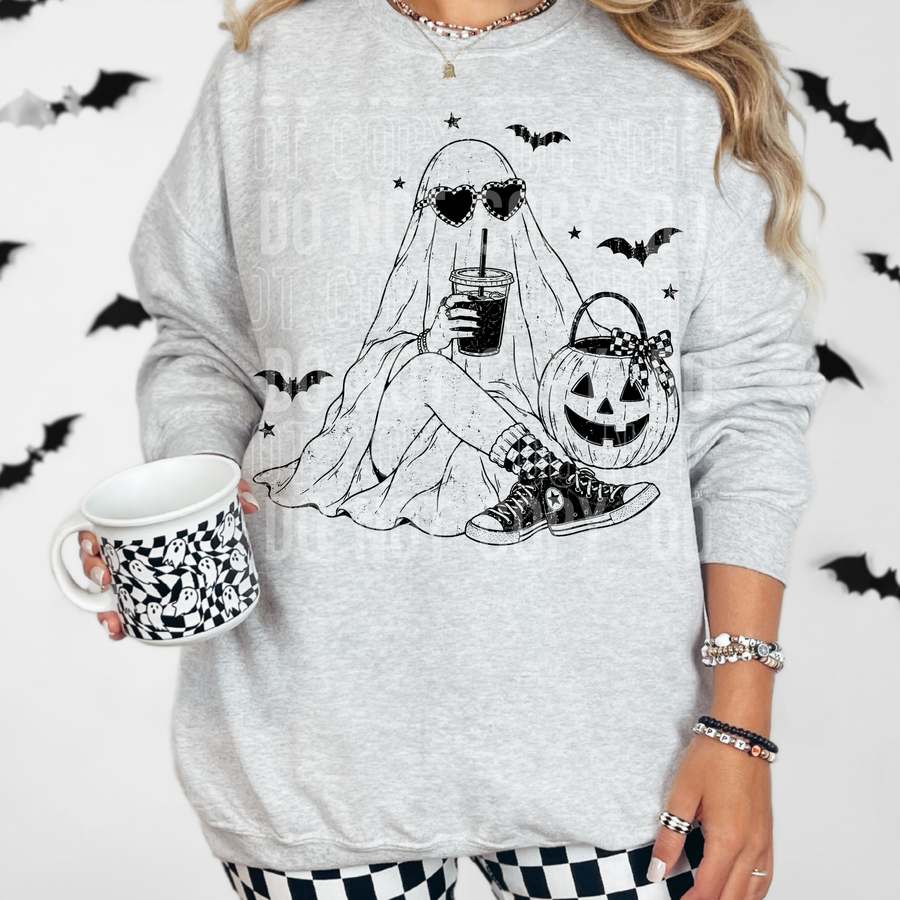 GHOST HALLOWEEN COFFEE mockup