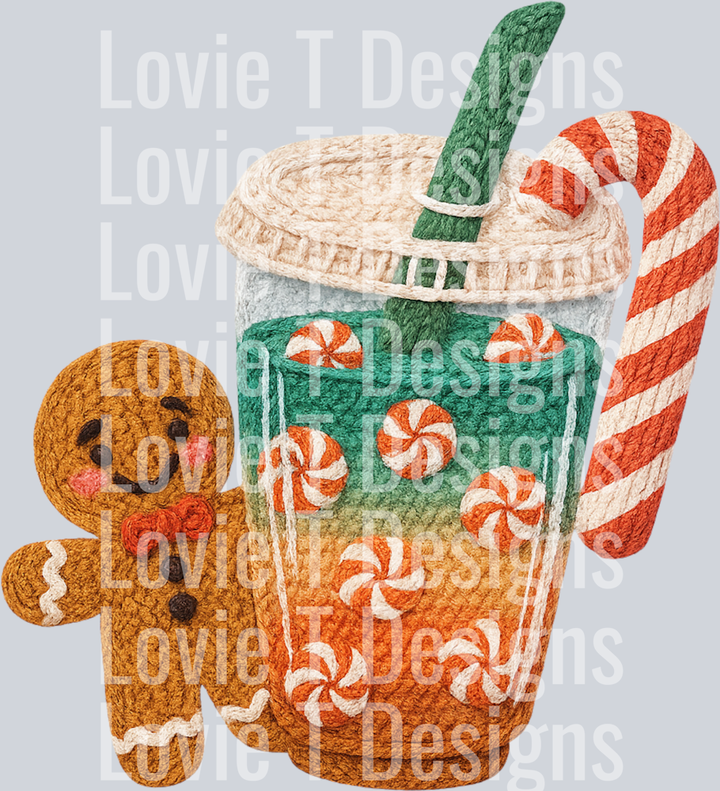 GINGERBREAD CANDY CANE COFFEE