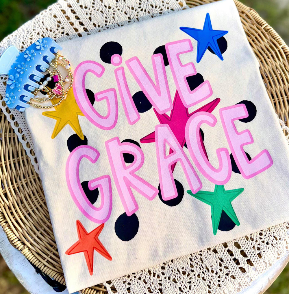 Give Grace DTF transfer design