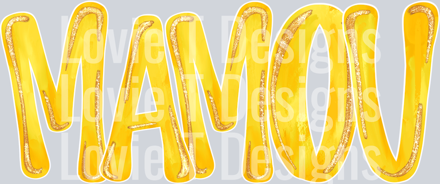 GLITZZY MAMOU YELLOW