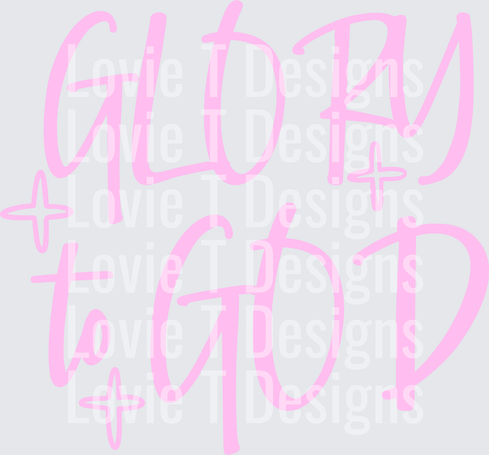 GLORY to GOD Single Color