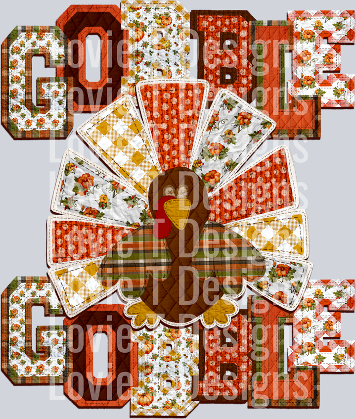 GOBBLE GOBBLE DROP SHADOW