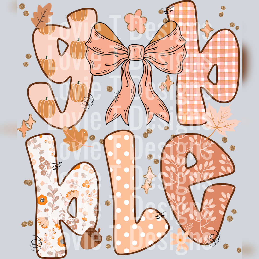 Gobble Word Art – DTF Transfer – product image