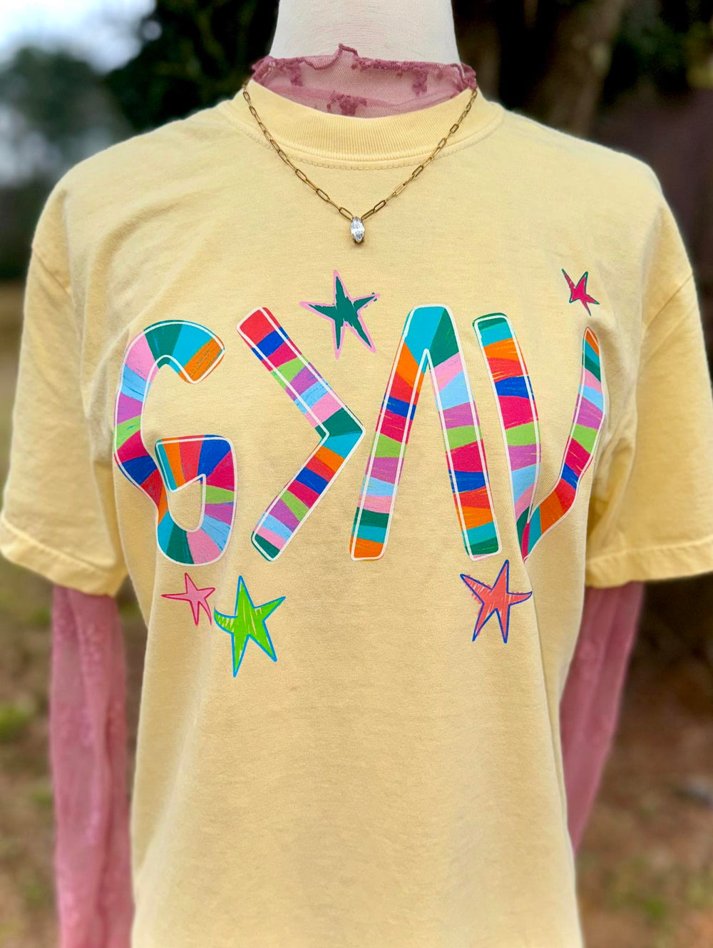 God Is Greater Faith DTF transfer design