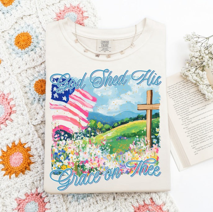 God Shed His Grace on Thee DTF transfer design – image 1