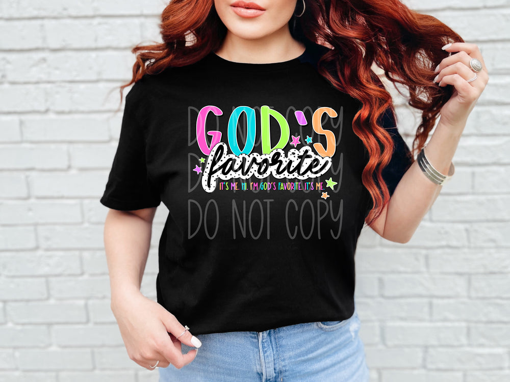 Gods Favorite DTF transfer design – image 1
