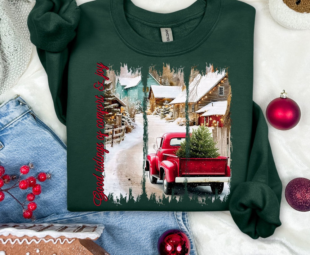 Good Tidings of Comfort and Joy DTF transfer design – image 1