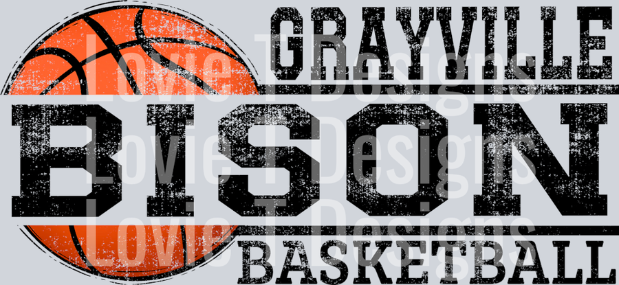 GRAYVILLE BISON SPLIT BALL BASKETBALL